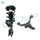 Front Right Lower Control Arm-Quick Complete Strut-Coil Spring Assembly For 2003-2005 Honda Civic Hybrid