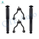 Set 4 Front Upper Control Arm Ball Joint-Shock Absorber For 1988-1999 GMC K1500