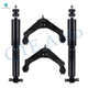 Set of 4 Front Upper Control Arm Ball Joint-Shock Absorber For 2001 Chevrolet Suburban 2500