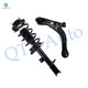 Front Right Lower Control Arm Ball Joint-Quick Complete Strut-Coil Spring Assembly For 2001-2006 2008-2011 Mazda Tribute V6