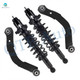 Set of 4 Rear Upper Control Arm-Quick Complete Strut-Coil Spring Assembly For 2007-2012 Dodge Caliber