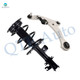 Front Left Lower Control Arm Ball Joint-Quick Complete Strut-Coil Spring Assembly For 2007-2012 Nissan Altima