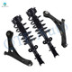 PM Auto Set of 4 Front Lower Control Arm Ball Joint-Quick Complete Strut-Coil Spring Assembly For 2009 2010 Volkswagen Routan V6