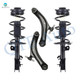 PM Auto Set of 4 Front Lower Control Arm Ball Joint-Quick Complete Strut-Coil Spring Assembly For 2014 2015 Nissan Rogue Select