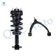 Front Right Upper Control Arm Ball Joint-Quick Complete Strut-Coil Spring Assembly For 2007-2014 Chevrolet Tahoe