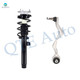 Front Right Lower Forward Control Arm Ball Joint-Quick Complete Strut-Coil Spring Assembly For 2013-2015 BMW X1 RWD