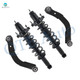 Set of 4 Rear Upper Control Arm-Quick Complete Strut-Coil Spring Assembly For 2007-2010 Jeep Patriot FWD