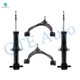 Set of 4 Front Upper Control Arm Ball Joint-Suspension Strut Assembly For 2014-2018 GMC Sierra 1500