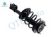 Set of 4 Front Lower Control Arm Ball Joint-Quick Complete Strut-Coil Spring Assembly For 2007-2009 Hyundai Santa FE