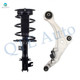 Front Right Lower Control Arm Ball Joint-Quick Complete Strut-Coil Spring Assembly For 2009-2014 Nissan Maxima