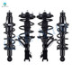 Set 4 Front-Rear Quick Complete Strut-Coil Spring For 2001 2002 Honda Civic