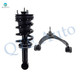 Front Right Upper Control Arm Ball Joint-Quick Complete Strut-Coil Spring Assembly For 2015-2020 GMC Yukon XL Monotube Performance Upgrade