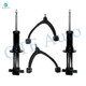 Set of 4 Front Upper Control Arm Ball Joint-Suspension Strut Assembly For 2007-2013 Chevrolet Silverado 1500