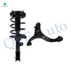 Front Left Lower Control Arm Ball Joint-Quick Complete Strut-Coil Spring Assembly For 2007-2009 Hyundai Santa FE