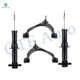 Set of 4 Front Upper Control Arm Ball Joint-Suspension Strut Assembly For 2014-2018 Chevrolet Silverado 1500 Monotube Performance Upgrade