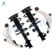 Set of 4 Front Lower Control Arm Ball Joint-Quick Complete Strut-Coil Spring Assembly For 2007-2012 Nissan Altima V6