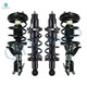 Set 4 Front-Rear Quick Complete Strut-Coil Spring For 2001-2005 Honda Civic Hybrid