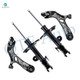 Set of 4 Front Lower Control Arm Ball Joint-Suspension Strut Assembly For 2006-2012 Toyota RAV4