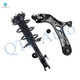 Front Left Lower Control Arm Ball Joint-Quick Complete Strut-Coil Spring Assembly For 2006-2012 Toyota RAV4 V6