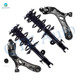 Set of 4 Front Lower Control Arm Ball Joint-Quick Complete Strut-Coil Spring Assembly For 2006-2008 Toyota RAV4 V6