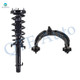 Front Right Upper Control Arm Ball Joint-Quick Complete Strut-Coil Spring Assembly For 2008-2012 Honda Accord