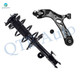 Front Left Lower Control Arm Ball Joint-Quick Complete Strut-Coil Spring Assembly For 2006-2008 Toyota RAV4