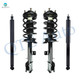 Set 4 Front Quick Complete Strut - Rear Shock For 2001 - 2007 Ford Escape L4