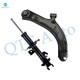 Front Right Lower Control Arm Ball Joint-Suspension Strut Assembly For 2009-2014 Nissan Cube
