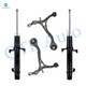 Set of 4 Front Lower Control Arm-Suspension Strut Assembly For 2008-2012 Honda Accord