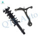 Front Right Lower Control Arm-Quick Complete Strut-Coil Spring Assembly For 2008-2012 Honda Accord