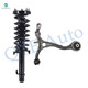 Front Left Lower Control Arm-Quick Complete Strut-Coil Spring Assembly For 2008-2012 Honda Accord V6