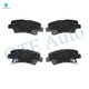Set of 8 Front-Rear Ceramic Brake Pad Kit For 2011-2016 Hyundai Elantra
