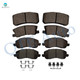 Set of 8 Front-Rear Ceramic Brake Pad Kit For 2011 2012 Chrysler 200