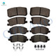 Set of 8 Front-Rear Ceramic Brake Pad Kit For 2011 2012 Chrysler 200