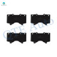 Front Ceramic Brake Pad Kit For 2007-2021 Toyota Tundra