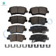 Set of 8 Front-Rear Ceramic Brake Pad Kit For 2013-2017 Hyundai Elantra GT Base
