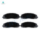 Front Ceramic Brake Pad Kit For 2020 2021 Jeep Wrangler