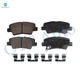 Rear Ceramic Brake Pad Kit For 2014-2019 KIA Cadenza