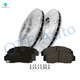 Set of 6 Front 300mm Drilled Slotted Disc Brake Rotors-Ceramic Brake Pad kit For 2003-2007 Honda Accord 4-door