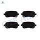 Set of 12 Front 302mm-Rear 305mm Disc Brake Rotors-Ceramic Brake Pad kit For 2008-2011 Dodge Grand Caravan