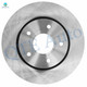 Set 6 Front 302mm Disc Brake Rotors-Ceramic Brake Pad kit For 2008-2011 Dodge Grand Caravan