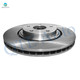 Set of 6 Front 328mm Drilled Slotted Disc Brake Rotors-Ceramic Brake Pad kit For 2015-2017 Lexus NX200t