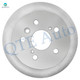 Set of 6 Rear Disc Brake Rotors-Ceramic Brake Pad kit For 2007-2011 Toyota Camry