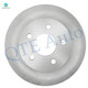 Set of 6 Rear 270mm Disc Brake Rotors-Ceramic Brake Pad kit For 2008 2009 Saturn Aura