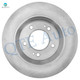 Set of 6 Rear Disc Brake Rotors-Ceramic Brake Pad kit To 2013-2020 Hyundai Elantra GT