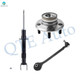 Set of 3 Front Left Lower Forward Control Arm Ball Joint-Wheel Hub Bearing Assembly-Suspension Strut Assembly For 2013 2014 Dodge Challenger