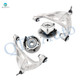 Set of 4 Front Lower Control Arm Ball Joint-Wheel Hub Bearing Assembly For 2004 Ford F-150