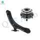 Front Right Lower Control Arm Ball Joint-Wheel Hub Bearing Assembly For 2014 2015 Nissan Rogue Select
