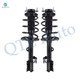 Pair of 2 Front Left - Right Quick Complete strut For  2010 - 2015 Lexus Rx450h
