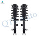 Pair of 2 Front Left-Right Quick Complete strut For 2011-2017 Jeep Patriot FWD